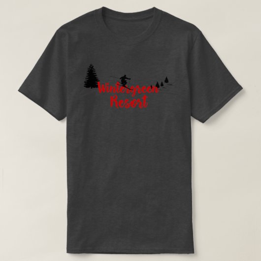 Wintergreen Resort Ski Long T-shirt (Design voorkant)