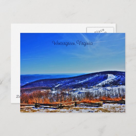 Wintergreen, Virginia Briefkaart (Voorkant / Achterkant)