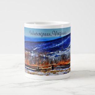 Wintergreen Virginia Mountain Ski Resort in de win Grote Koffiekop