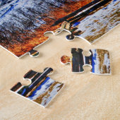 Wintergreen Virginia Mountain Ski Resort in Winter Legpuzzel (Zijkant)