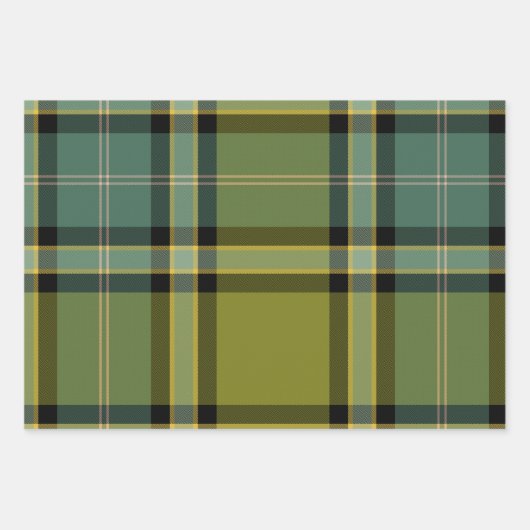 Wintergreen Wrapping Paper Flat Sheet Set of 3 (Voorkant)