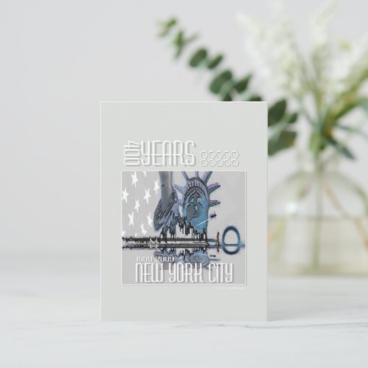 "WINTERGRIJS" BRIEFKAART (Staand voorkant)