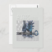 "WINTERGRIJS" BRIEFKAART (Voorkant / Achterkant)