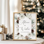Wintergroen advies en wensen voor Passen getrouwd Poster<br><div class="desc">Wintergroen advies en wensen voor Passen getrouwd ondertekenen. Overeenkomende objecten beschikbaar.</div>