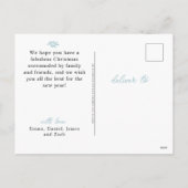 Wintergroen Arch Lijst Foto Feestdagenkaart (Achterkant)