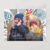 Wintergroen Arch Lijst Foto Feestdagenkaart (Voorkant)