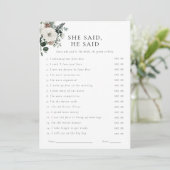 Wintergroen Bloemen Waar Waren Ze Game Kaart (Staand voorkant)