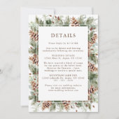 Wintergroen Bruiloft Behuizing Kaarten (Voorkant)