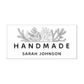 Wintergroen Handgemaakt Gepersonaliseerd Zelfinktende Stempel (Design)
