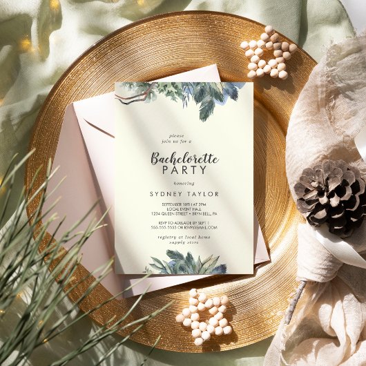 Wintergroen | Ivoor Bachelorette Party Kaart