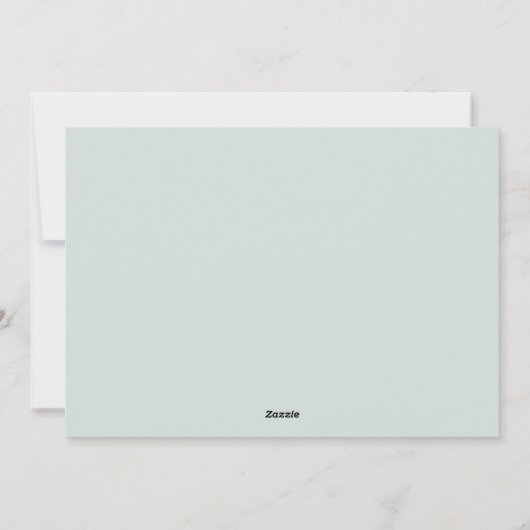 Wintergroen | Season's Groeten Foto Feestdagenkaart (Achterkant)