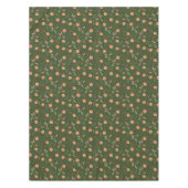 Wintergroen Sinaasappel en Spice Groene Vakantie Tafelkleed (Voorkant)