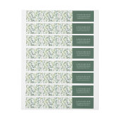 wintergroen | Vakantie wrap around label (Vel)