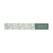 wintergroen | Vakantie wrap around label (Individueel)