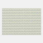 Wintergroene bomen Snowflakes pasta Modern Inpakpapier Vel (Voorkant 3)