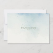  wintergroene dennenbomen sparen de datum save the date (Achterkant)