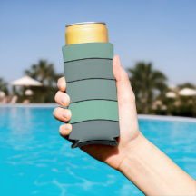 Wintergroene en grijze strepen op Waterverf papier