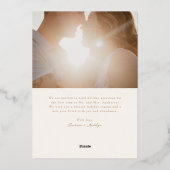 Wintergroenheid kader Botanische Folie Kerstkaart Folie Feestdagenkaart (Achterkant)