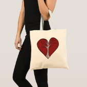 Winterhartzak Tote Bag (Voorkant (product))