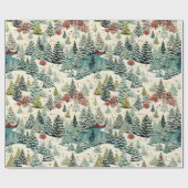  winterhaven Snowy Landscape 2 Cadeaupapier (Vlak)