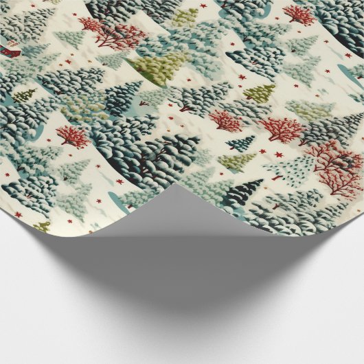  winterhaven Snowy Landscape 2 Cadeaupapier (Hoek)