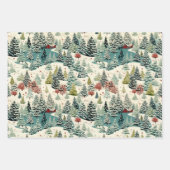  winterhaven Snowy Landscape 2 Inpakpapier Vel (Voorkant 3)