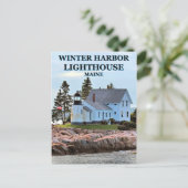 Winterhavenvuurtoren, Maine Briefkaart (Staand voorkant)