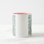 winterhazen magische kerst tweekleurige koffiemok (Center)