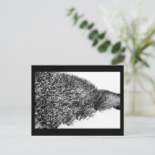 winterheg briefkaart (Staand voorkant)