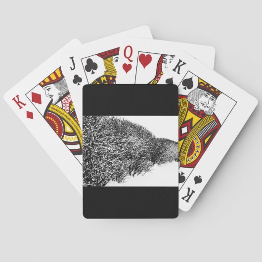 winterheg pokerkaarten (Achterkant)