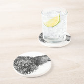 winterheg zandsteen onderzetter (Zijkant)