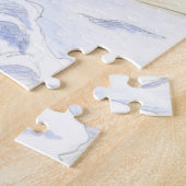 Winterhek 's nachts legpuzzel (Zijkant)