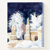 Winterhek 's nachts notitieboek (Achterkant)