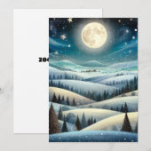 Winterhellingen Feestdagenkaart (Voorkant / Achterkant)