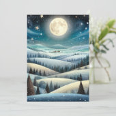 Winterhellingen Feestdagenkaart (Staand voorkant)