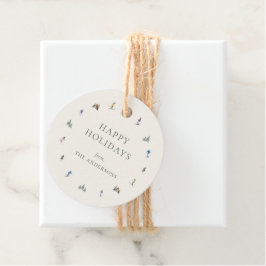 WINTERHELLINGEN Vakantie Bedankjes Labels