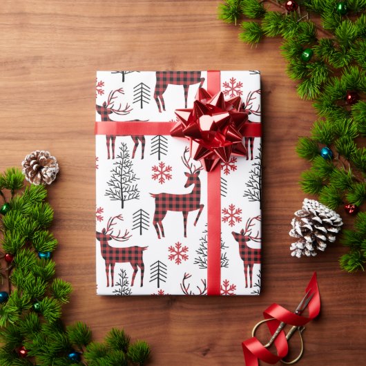 Winterhert Cadeaupapier (Feestdagen Geschenken)