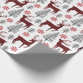 Winterhert Cadeaupapier (Hoek)