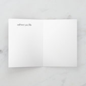 Winterhert editable kerstkaart kaart (Binnen)