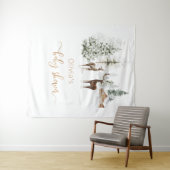 Winterhert genderneutraal wandkleed (In Situ (horizontaal))