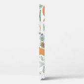  winterhert naadloos. Kerstmis Case-Mate iPhone Case (Achterkant / Links)