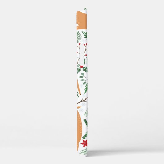  winterhert naadloos. Kerstmis Case-Mate iPhone Case (Achterkant / Rechts)