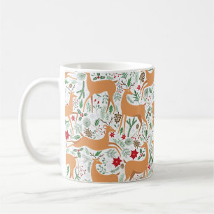 winterhert naadloos. Kerstmis Koffiemok