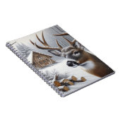 Winterherten/Buck art Notitieboek (Rechterzijde)