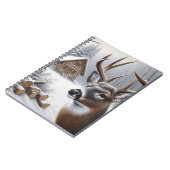 Winterherten/Buck art Notitieboek (Linkerzijde)