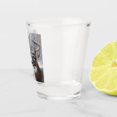 Winterherten/Buck art Shot Glas (Rechts)