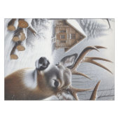 Winterherten/Buck art Tafelkleed (Voorkant (Horizontaal))