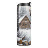 Winterherten/Buck art Thermosbeker (Gedraaid links)