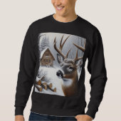 Winterherten/Buck art Trui (Voorkant)