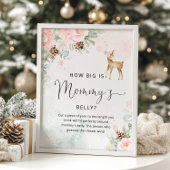 Winterherten hoe groot is mama's buikspel poster